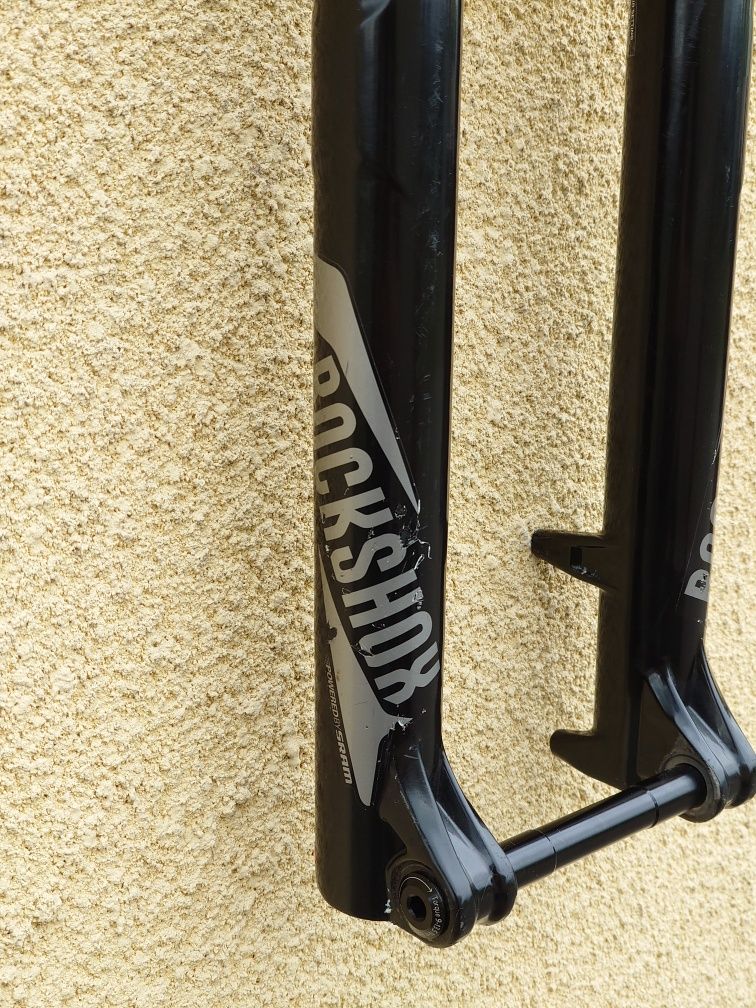 Amortyzator powietrzny Rock Shox Reba 100mm 29 cali sztywna oś 15mm
