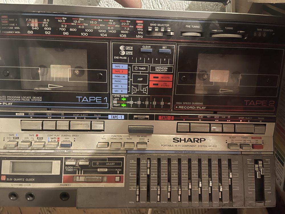 Магнітофон Sharp GF-800Z (D) Магнитофон Магнитола