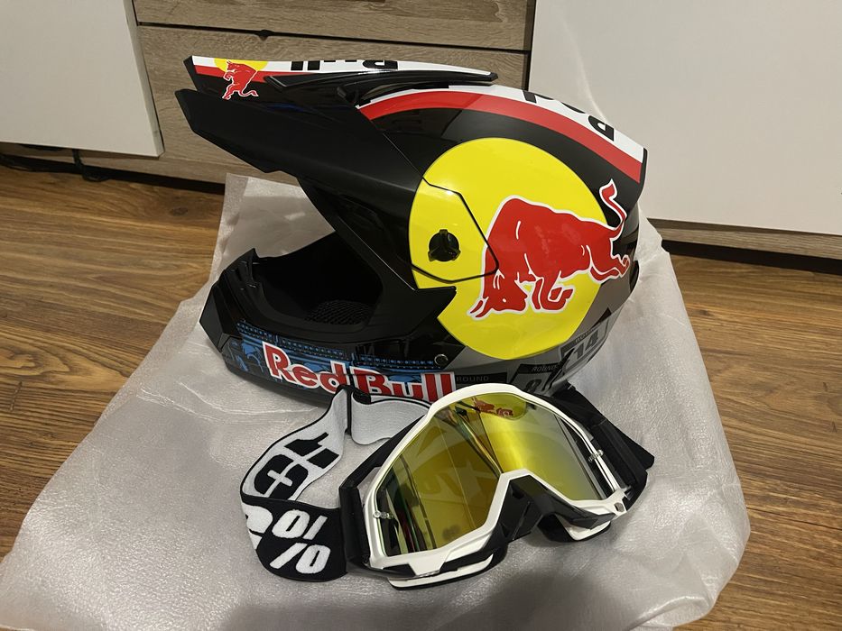 Kask cross redbull nowy