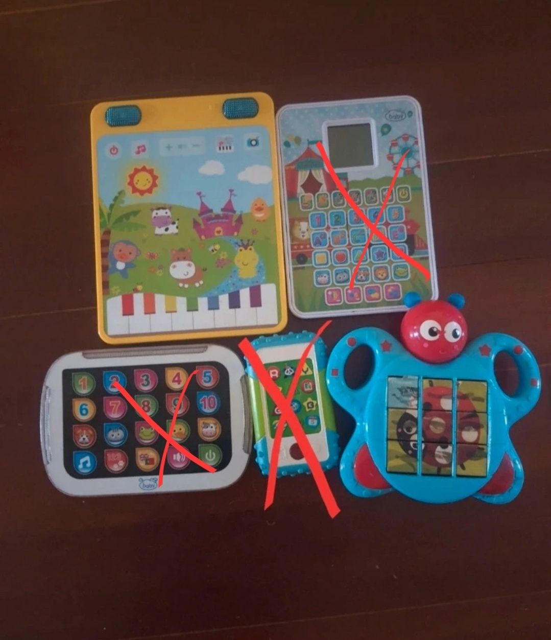 Tablet infantil musical brinquedo