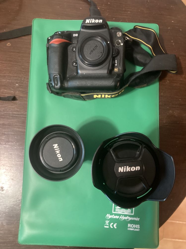 Nikon D3 com objectivas