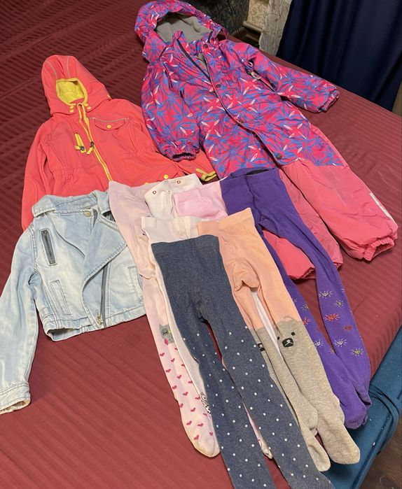 Пакет речей та взуття для дівчинки 4-5 років