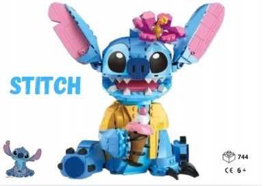 KLOCKI WZÓR LEGO LILO & STITCH 744 elementów dziecko hit pudełko