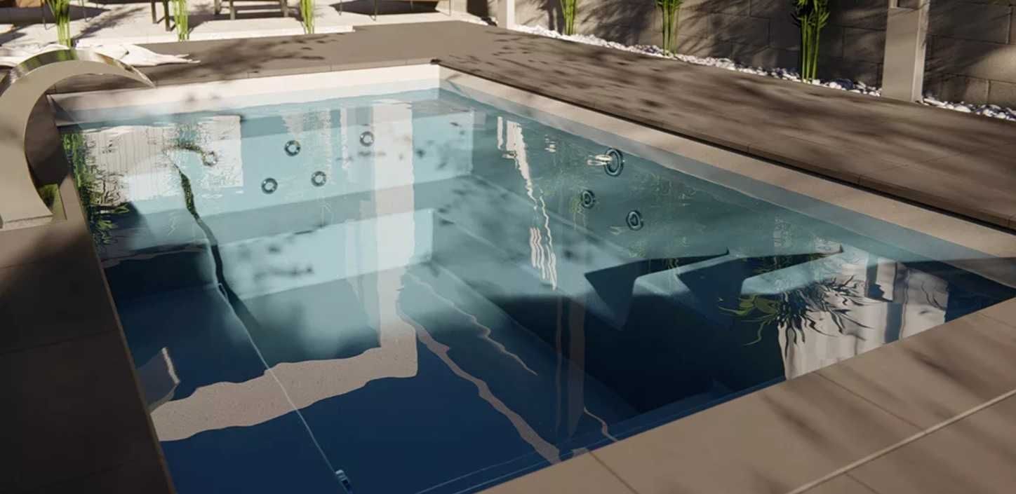 Basen z zadaszeniem jacuzzi ogrzewanie do 40C