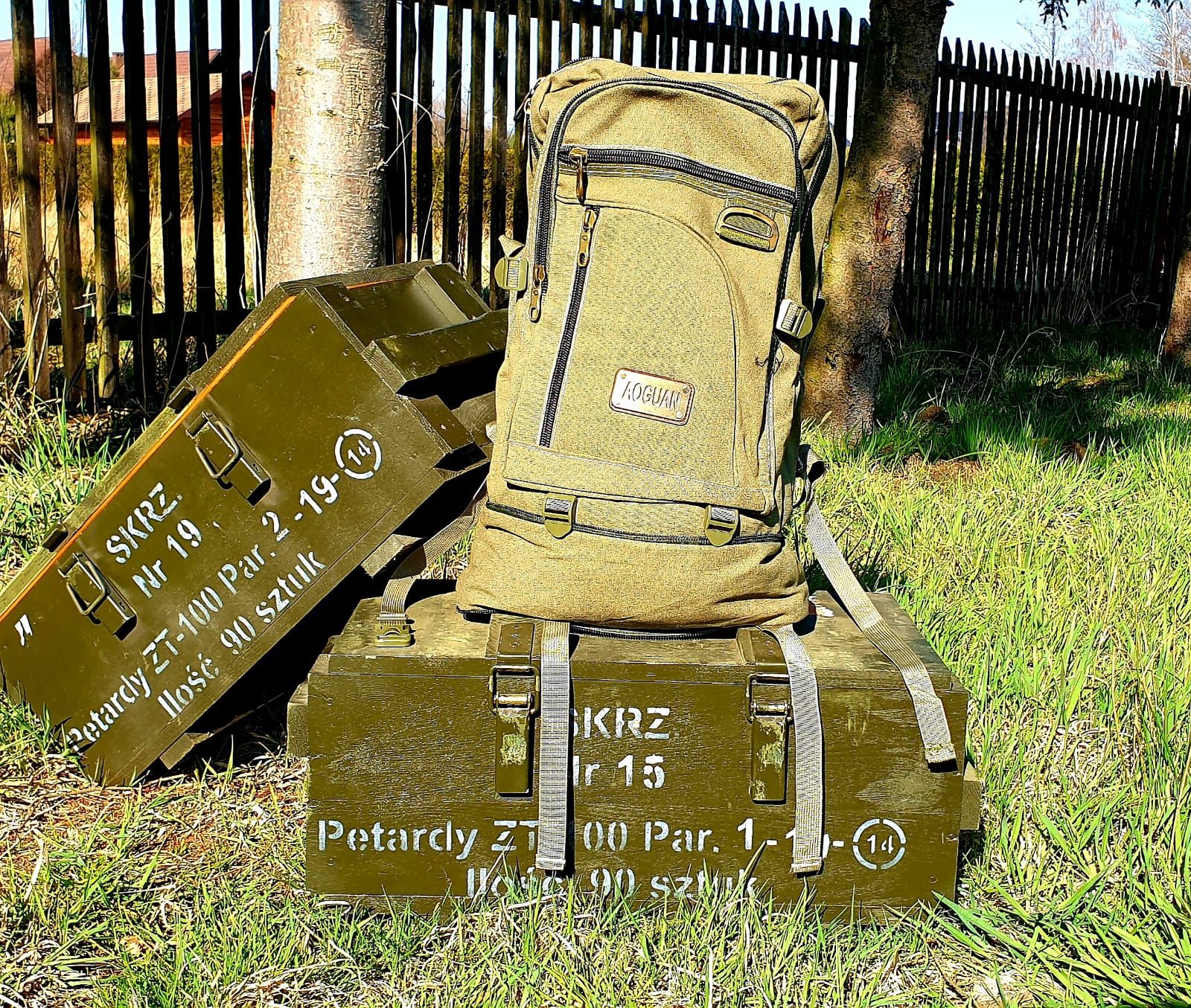 Plecak turystyczny wojskowy survival góry duży 40L