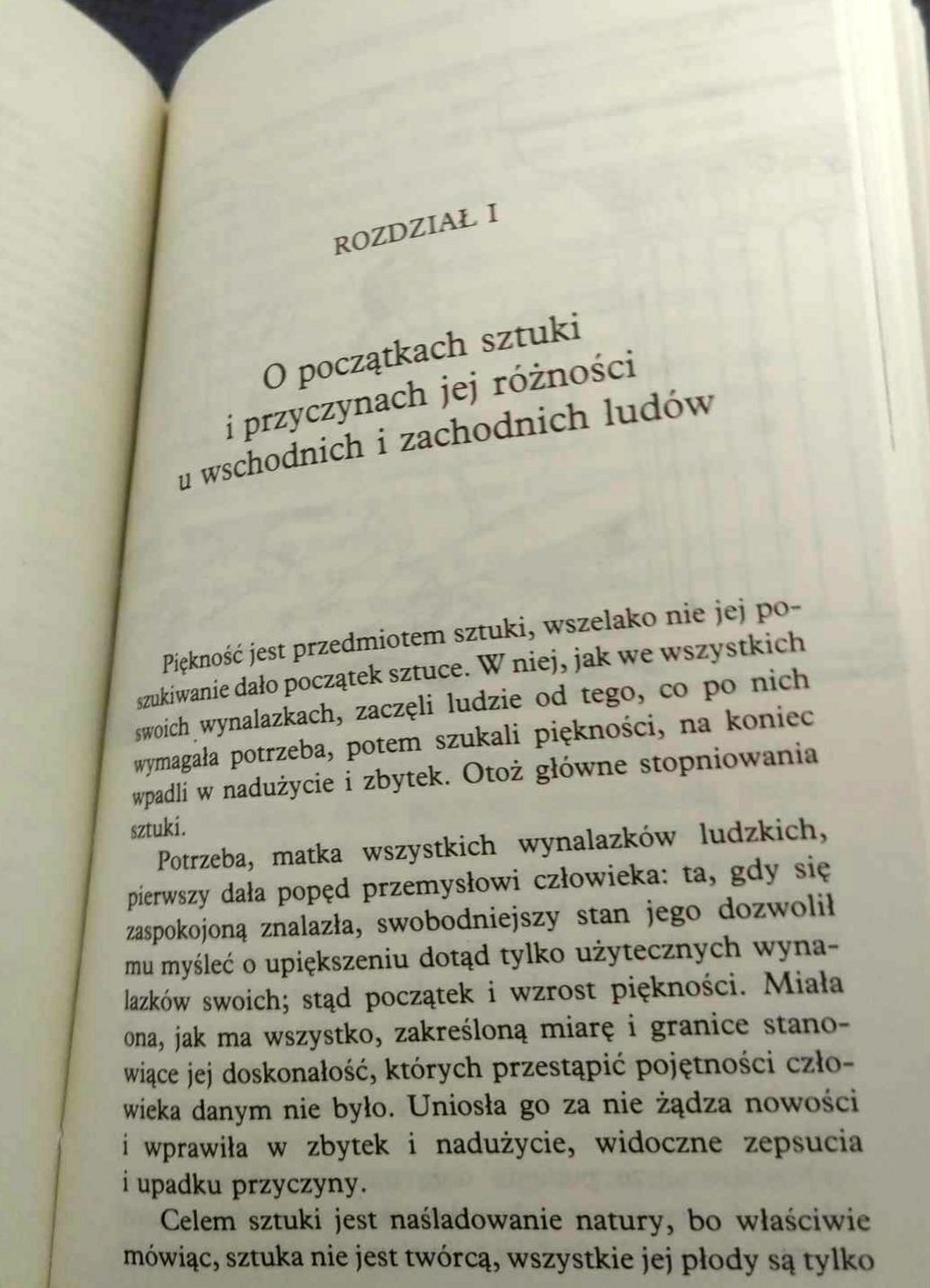 "O sztuce u dawnych czyli Winkelman polski"