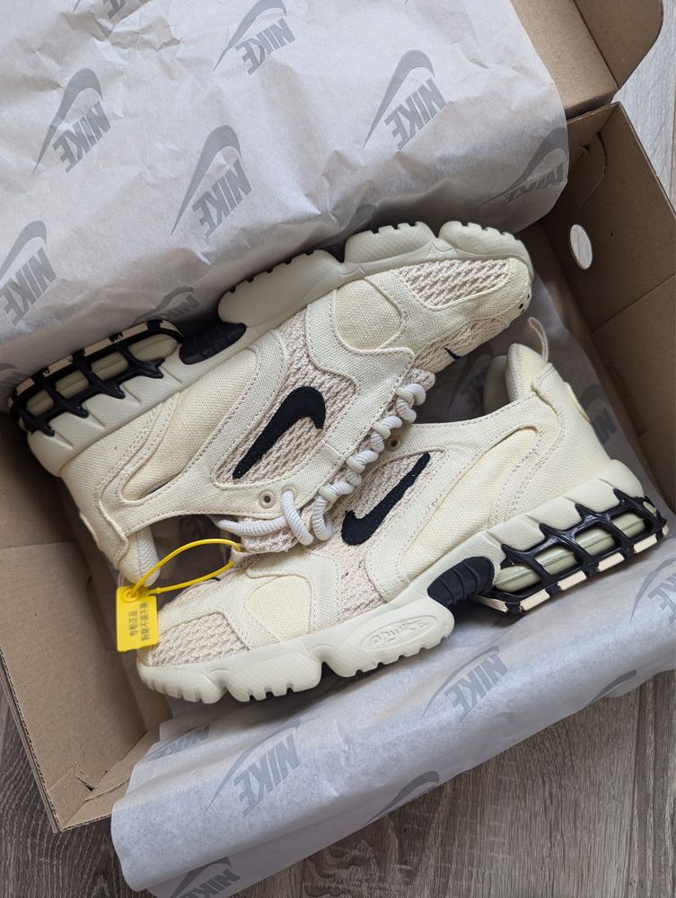 Nike Air Zoom Spiridon Cage 2 Stussy Fossil (кроссовки найк