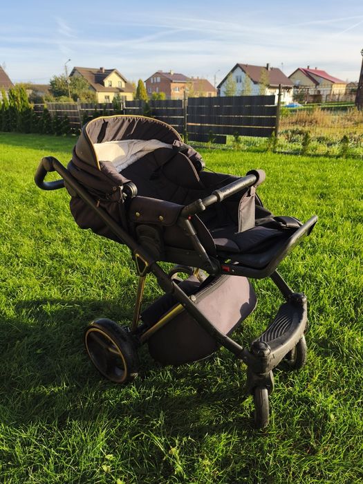 Wózek spacerowy 3 w 1 cybex adamex aton z nosidełkiem gondolą spacerów