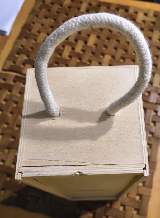 Skrzynka drewniana na wino pudełko na prezent