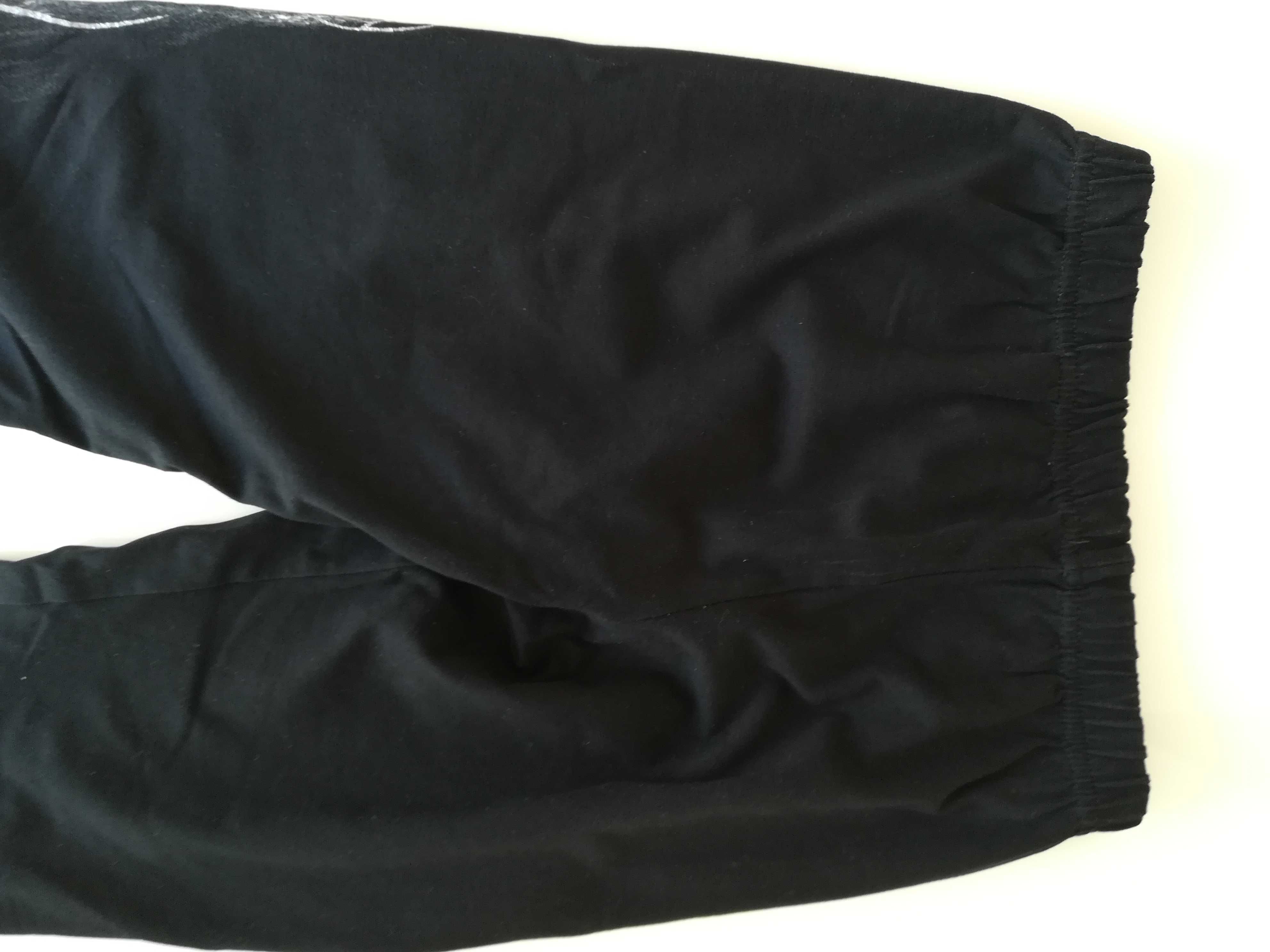 Tup Tup legginsy dziewczęce czarne z koniem rozm.152