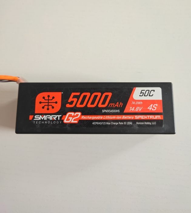 Akumulator ARRMA SPEKTRUM 14.8V 5000mAh 4S 50C Smart G2 LiPo IC5 EC5