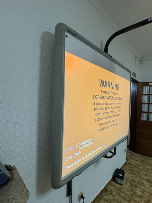 Quadro interativo netboard + projector Epson