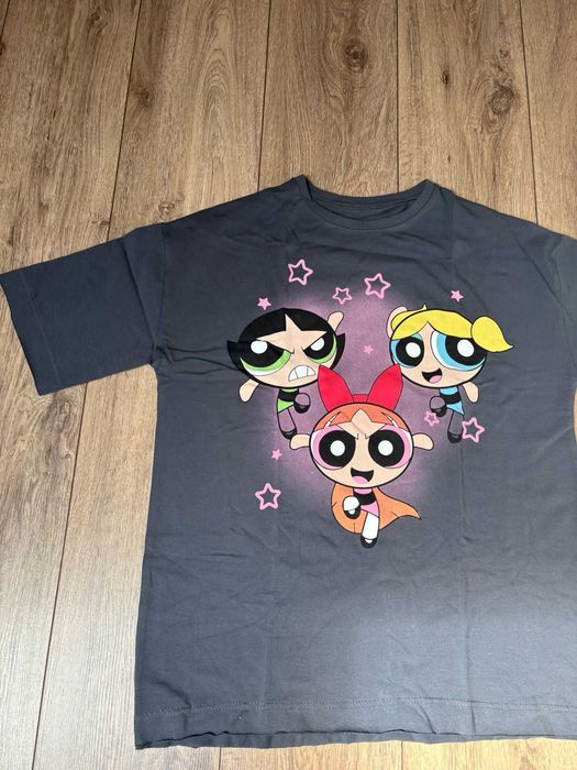 T-shirt damski oversize ATOMÓWKI rozmiar Uniwersalny grafit szary