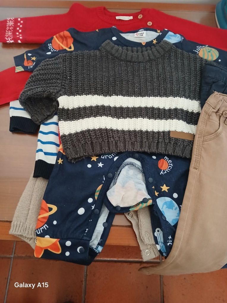 Roupas infantil semer novas pra menino de seis meses