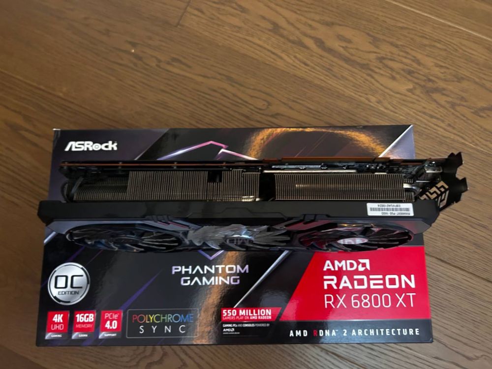 Відеокарта ASRock Radeon RX 6800 XT Phantom Gaming