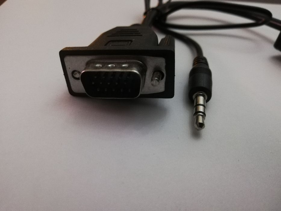 Adaptador VGA macho para HDMI fêmea ativo *NOVO*