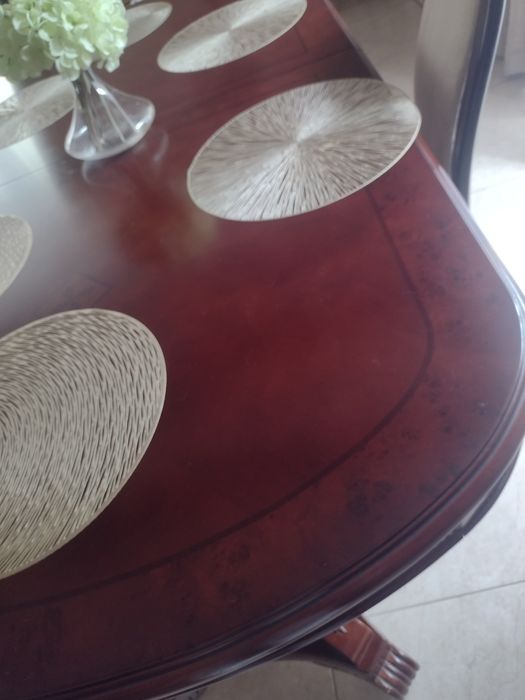 Меблі шкіра/дерево дуб