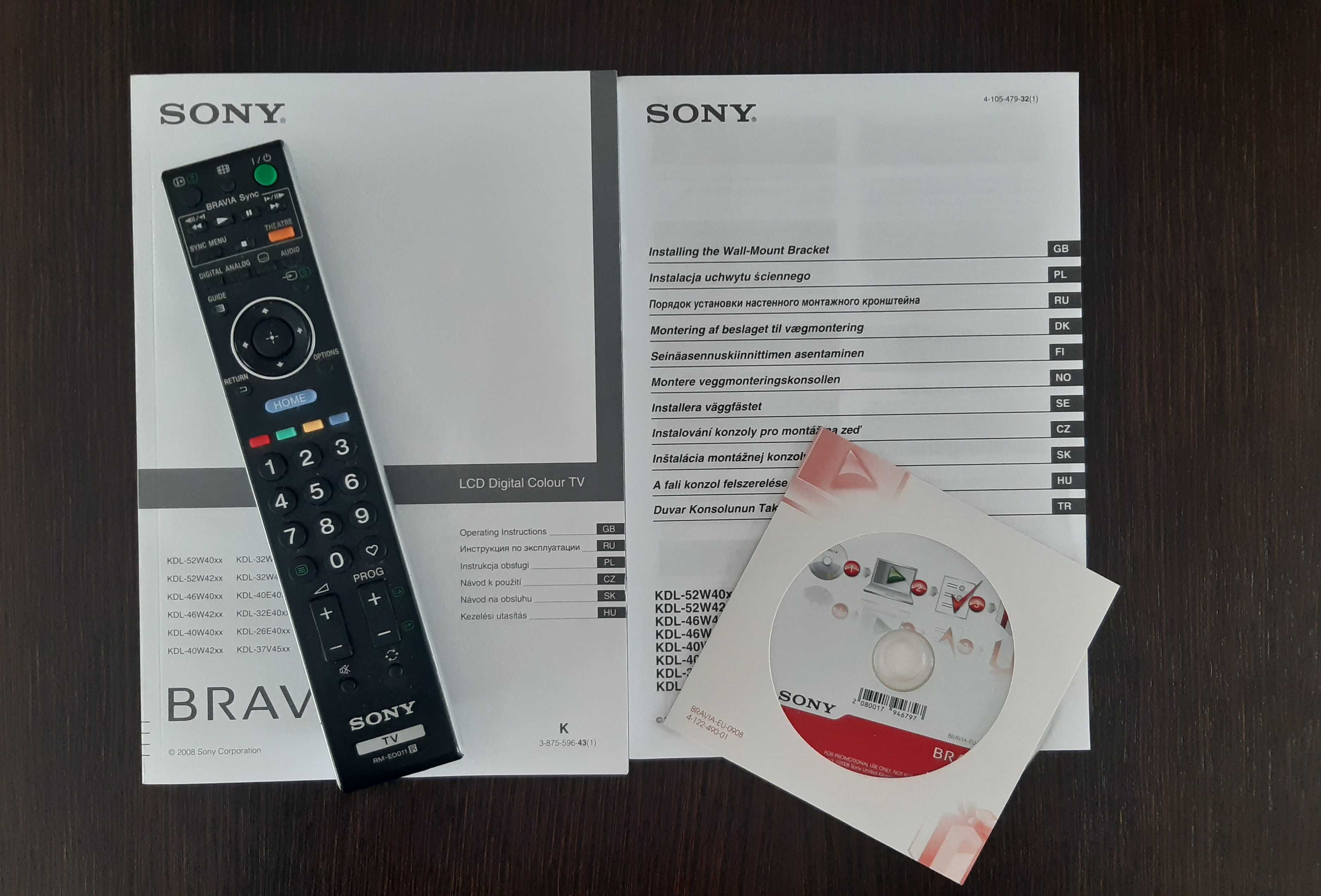 Telewizor SONY KDL-32V4500 oryginał 32" pilot, tuner DVB-T2