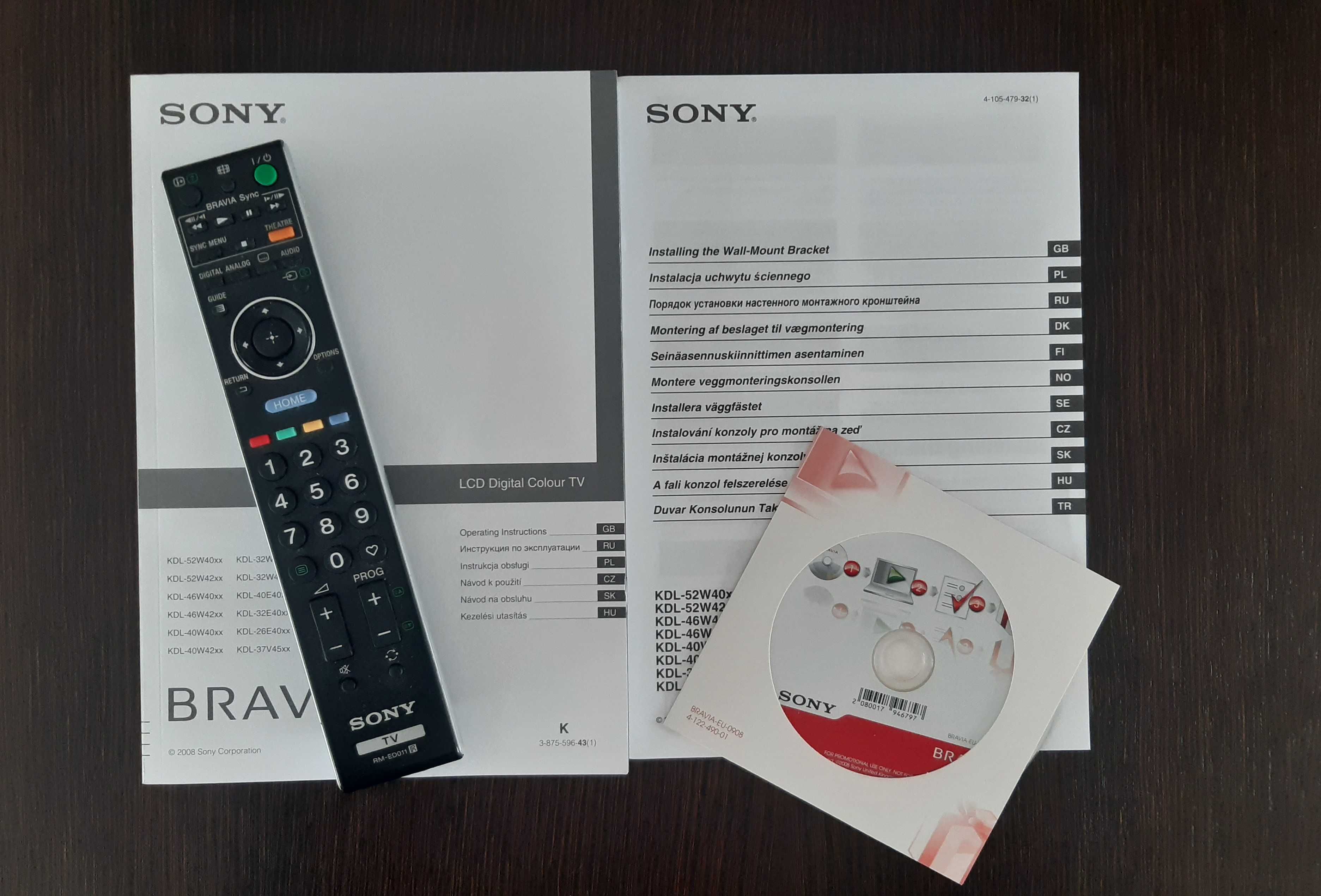 Telewizor SONY KDL-32V4500 oryginał 32" pilot, tuner DVB-T2, gwarancja