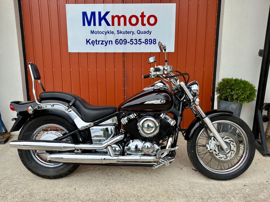 Yamaha DragStar 650 BLACK Idealny Sprowadzony Raty Transport Drag Star