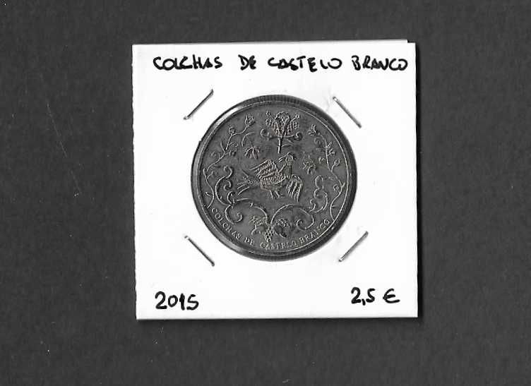 Moeda de coleção de 2,5€. Portugal 2015