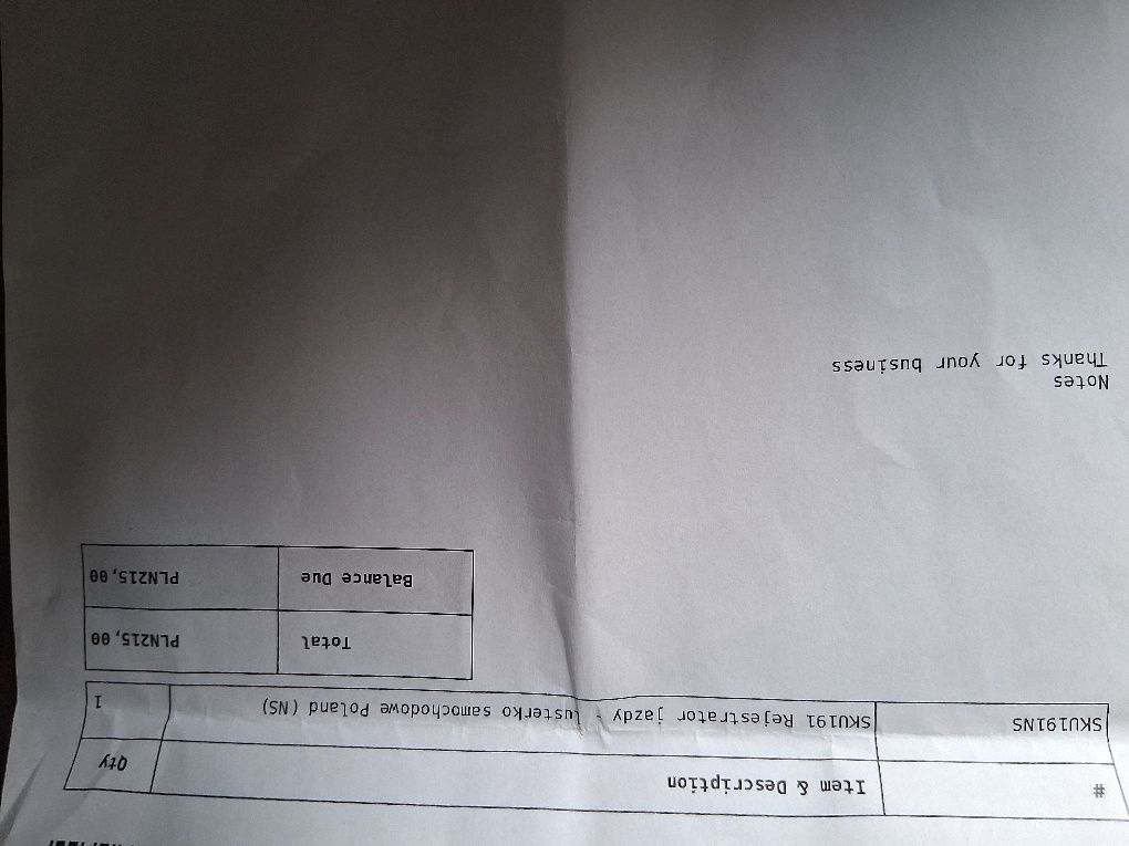 Rejestrator jazdy w lusterku z kamerą cofania vehicle blackbox DVR fu