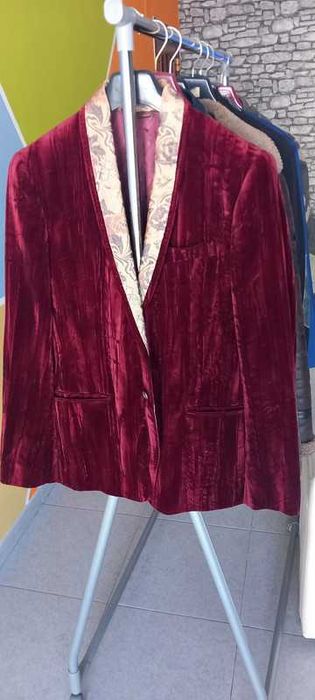 Dolce Gabana Blazer Homem Luxo Veludo tamanho 48 / 50