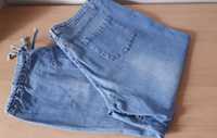 spodnie damskie jeansy Departure 46 rybaczki jeansowe