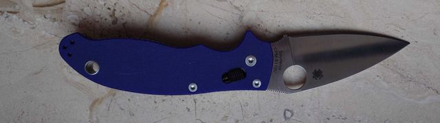 Spyderco Manix 2 G-10 Dark Blue CPM S110V