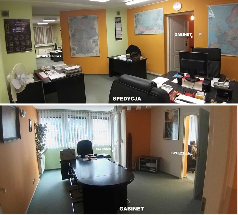 Lokale na biura usługowe mieszkalne - 5 pomieszczeń + kuchnia i łazi