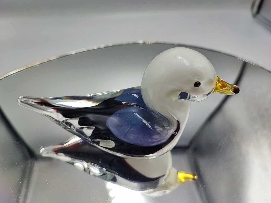 Vintage,lata 70,szklana mewa,Murano