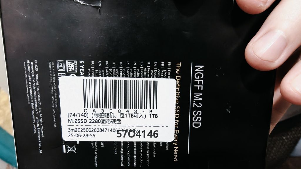 Ssd v nand 980 evo 1tb ngff m2