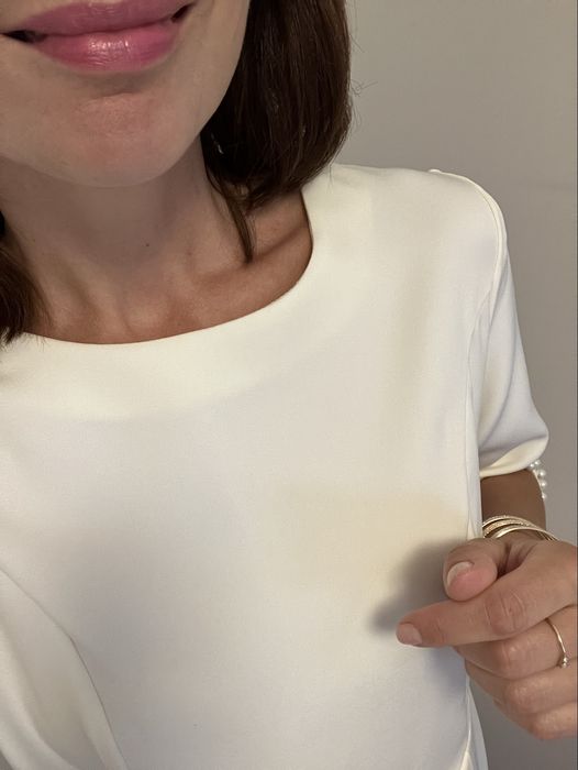 Piękna Biała Sukienka Midi Kobieca Elegancka Ślub Wesele Chrzest