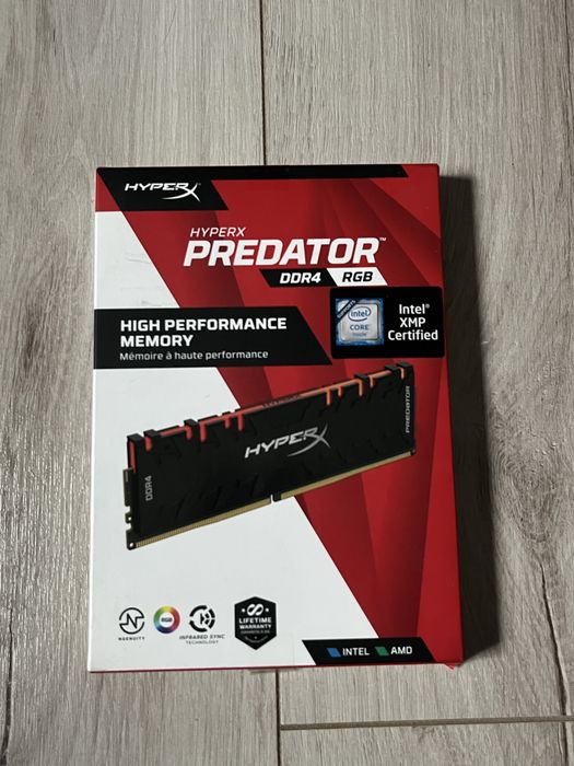 HyperX Predator DDR4 RGB 16GB (2x8) - bardzo dobry stan!