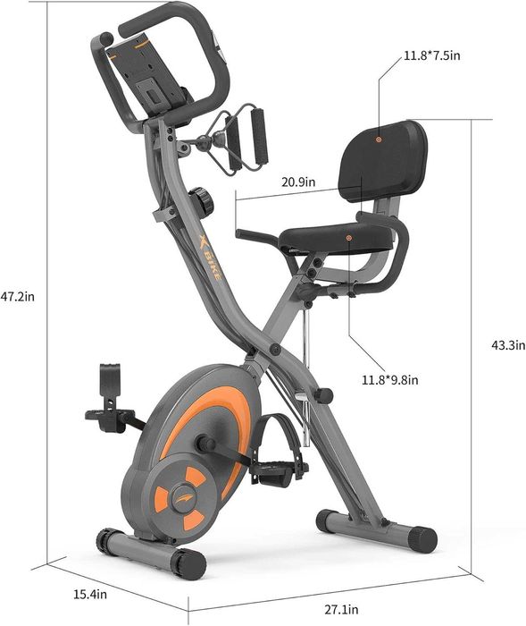 Trenażer rowerowy Leikefitness, rower fitness, wielofunkcyjny ergometr