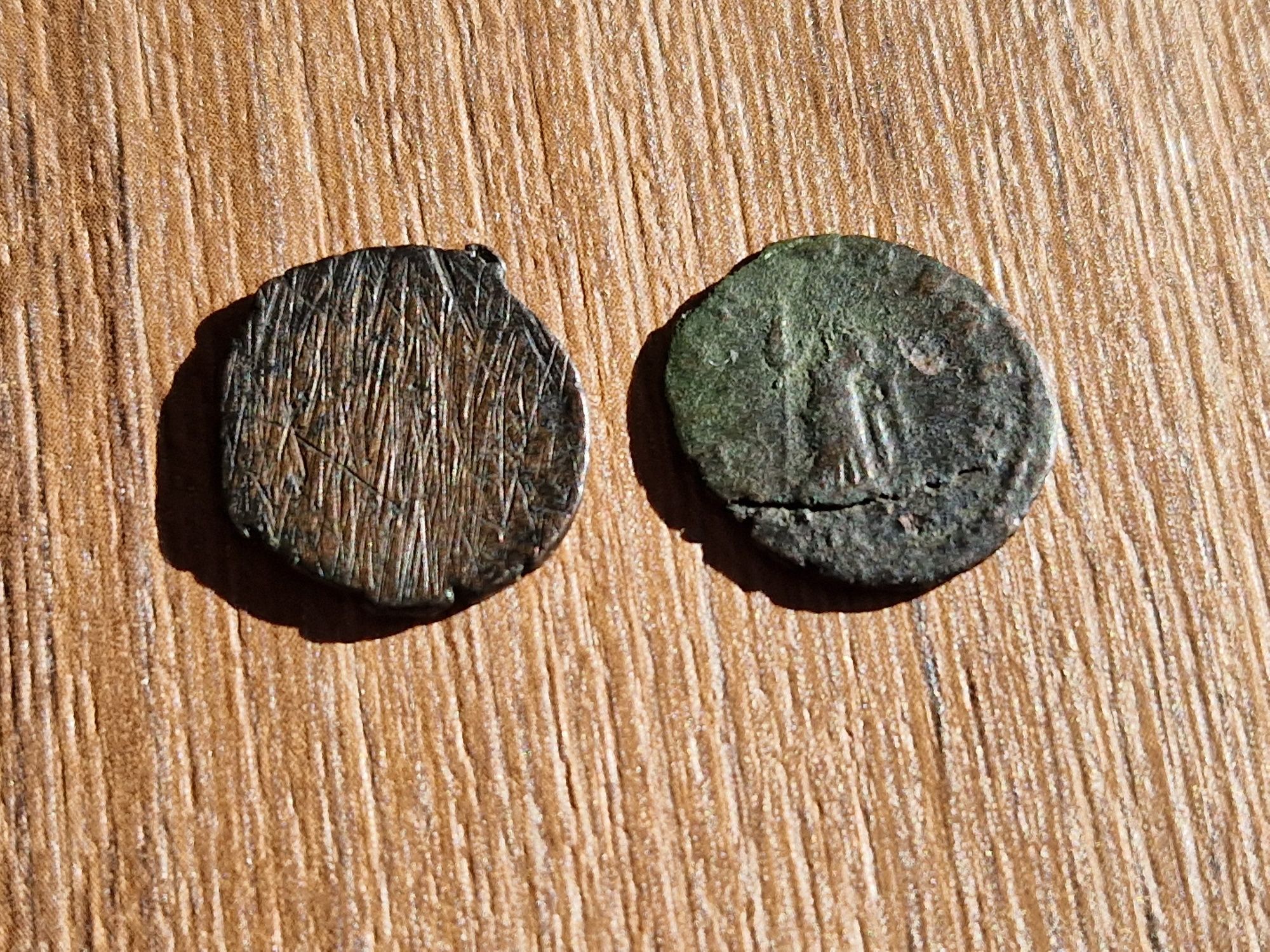Lote de 2 moedas do império Romano