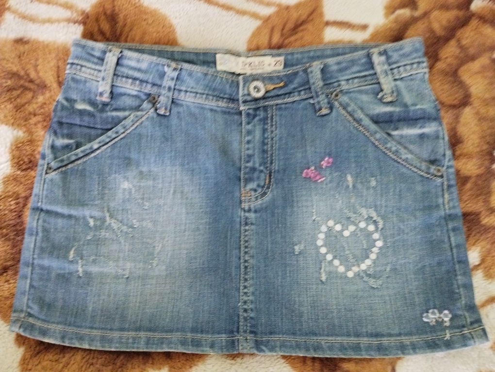 Spódnica mini jeansowa D Klick rozmiar 29 na wiosnę