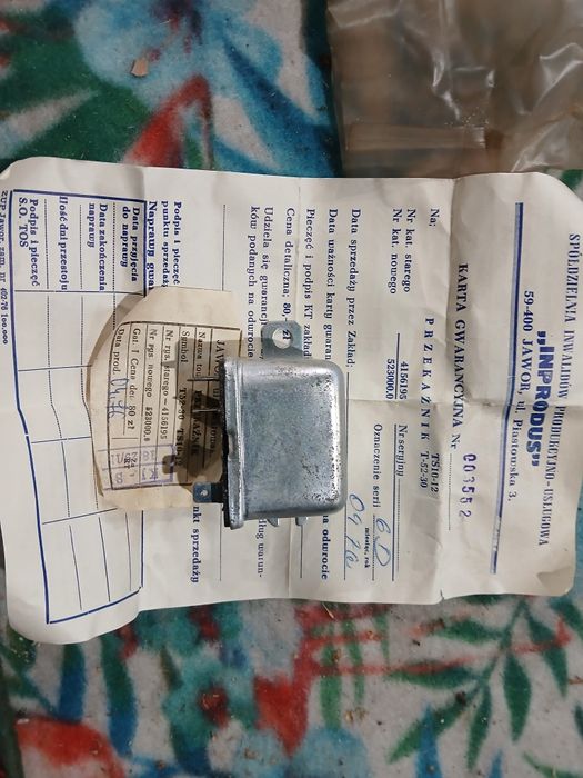 Przekaźnik ładowania T5230 12V do fiata 125p