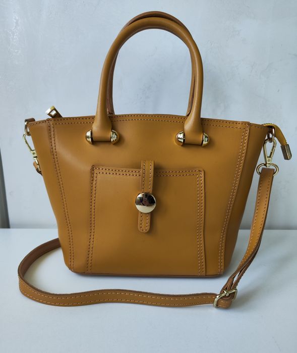 Італія шкіряна жіноча сумка тоут