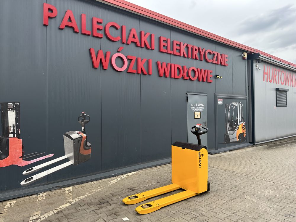 Paleciak elektryczny najmniejszy Hyster 2013 r 1800 kg