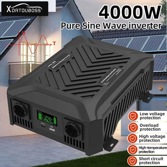Інвертор Datou Boss TY-PS-4000W 12V/24V 2300Вт чистий синус (новий)