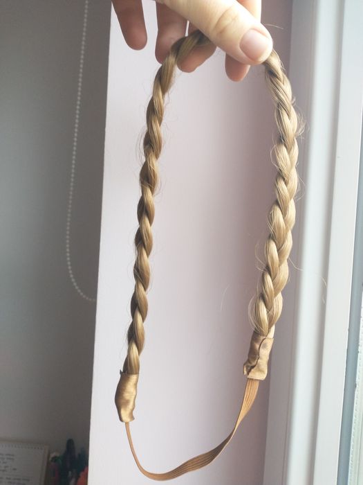 Opaska na włosy warkocz dla dziewczynki