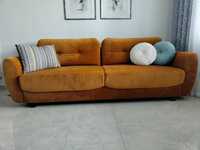 Sofa Hampton Kanapa 3 osobowa Black Red White BRW Riviera Yellow