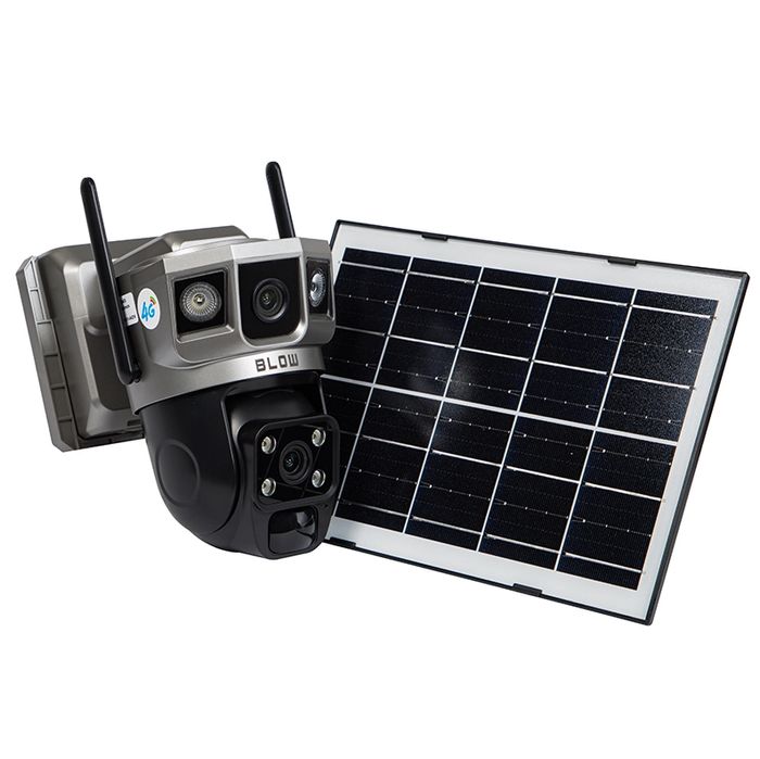 Zewnętrzna kamera 4G PTZ 4MP H-396-AOV + solar 78-666