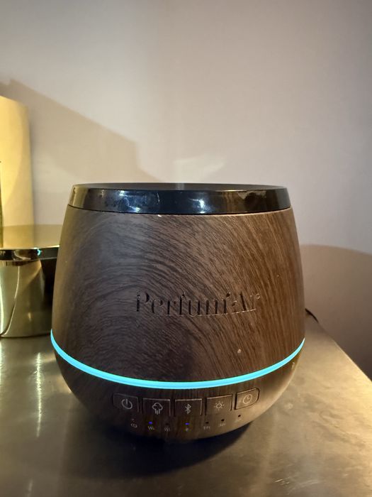 Purificador de cheirinhos agua com oleos ilumina liga á corrente