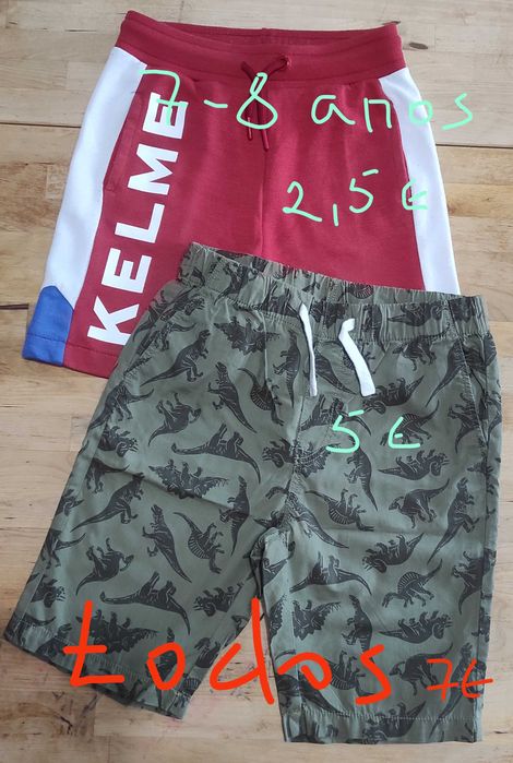 Roupa para menino 7-8 anos