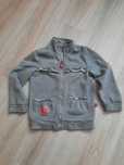Szara bluza coccodrillo 116 zamek
