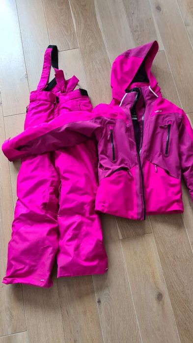 Kombinezon (kurtka i spodnie) narciarski decathlon, dziecięcy r. 130