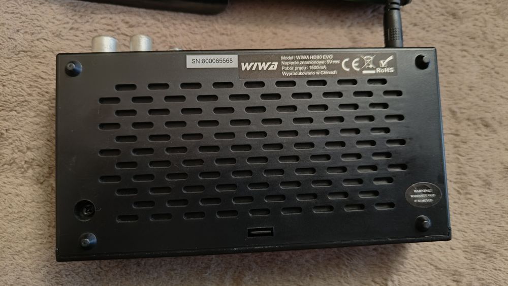 Tuner DVB-T Wiwa HD80 EVO
Tuner DVB-T WIWA HD80 EVO