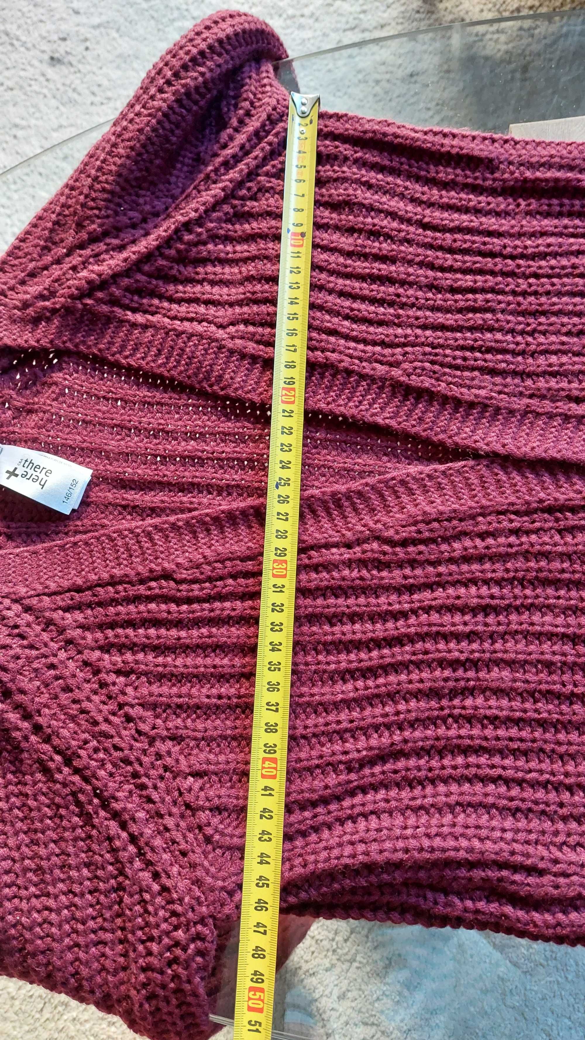 Kardigan bordo 146-152 cm C&A